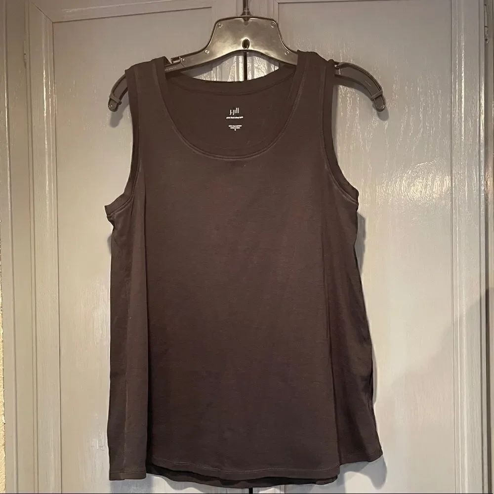 J. Jill  Pima Back-Pleat Tank